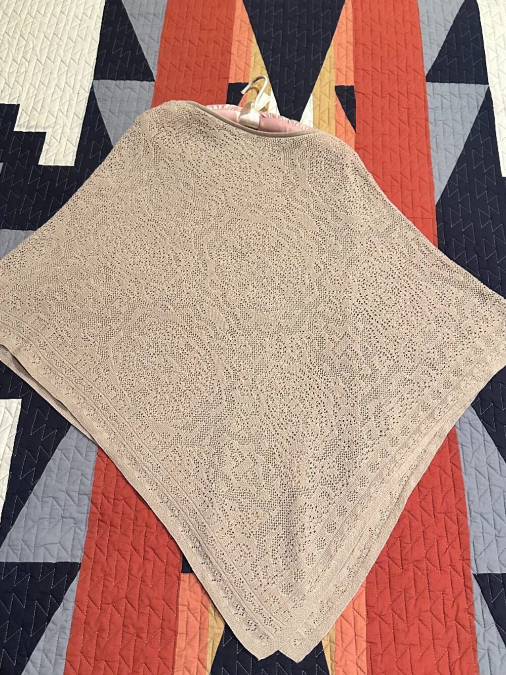 J.Jill tan poncho, one size